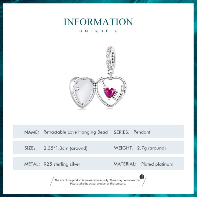 Casual Shiny Heart Shape Sterling Silver Inlay Zircon Jewelry Accessories display picture 19