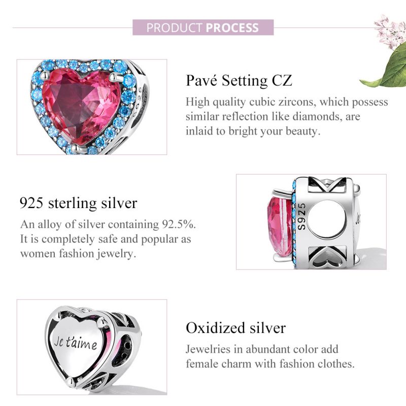 Casual Shiny Heart Shape Sterling Silver Inlay Zircon Jewelry Accessories display picture 22