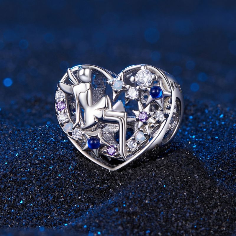 Casual Shiny Heart Shape Sterling Silver Inlay Zircon Jewelry Accessories display picture 46