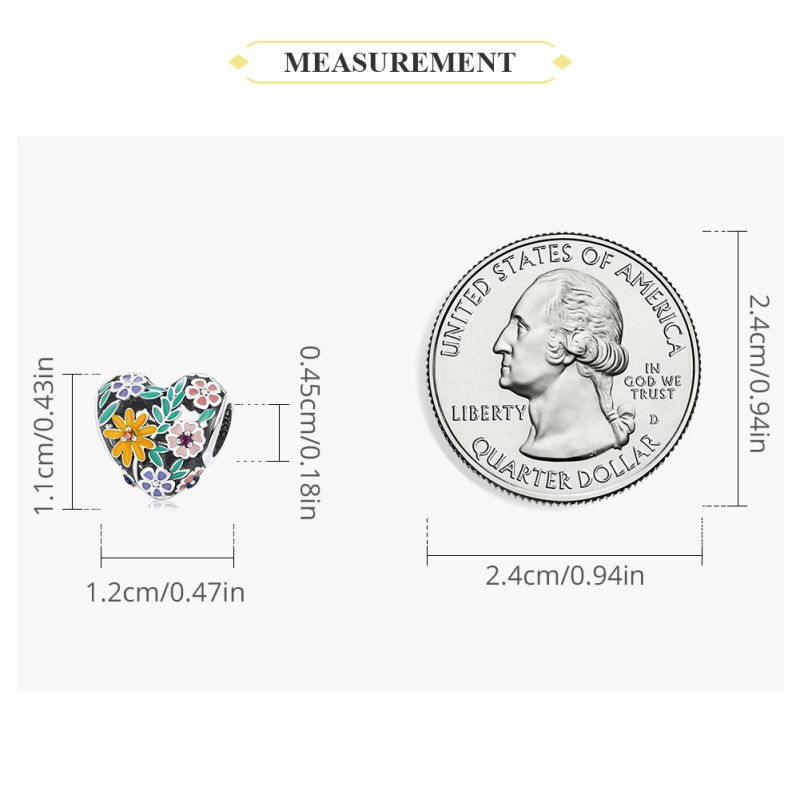 غير رسمي شكل القلب الفضة الاسترليني ترصيع الزركون اكسسوارات المجوهرات display picture 3