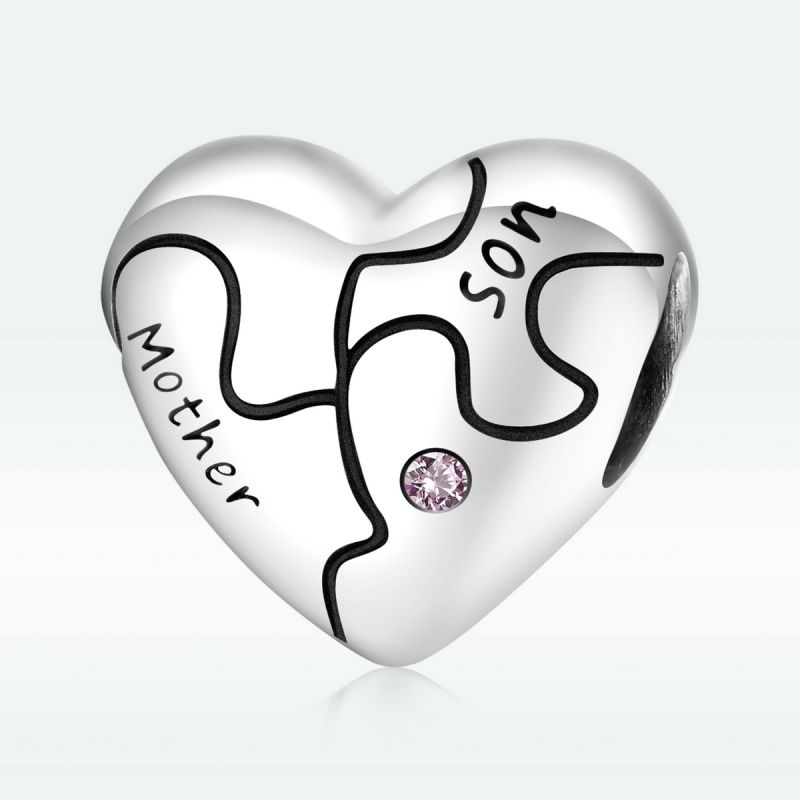 غير رسمي شكل القلب الفضة الاسترليني ترصيع الزركون اكسسوارات المجوهرات display picture 48