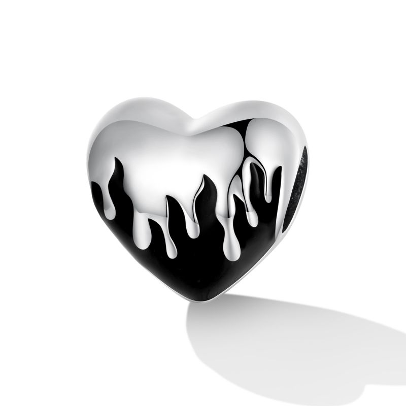 غير رسمي شكل القلب الفضة الاسترليني ترصيع الزركون اكسسوارات المجوهرات display picture 71