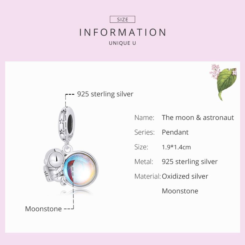Décontractée Brillant Star Lune Argent Sterling Incruster Zircon Bijoux Accessoires display picture 10