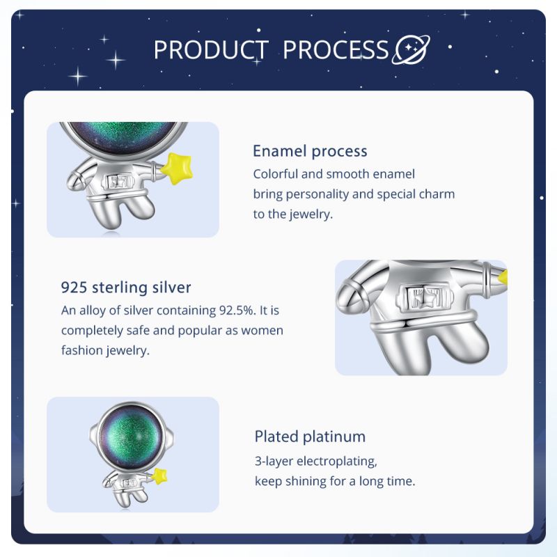 Casual Shiny Star Moon Sterling Silver Inlay Zircon Jewelry Accessories display picture 22