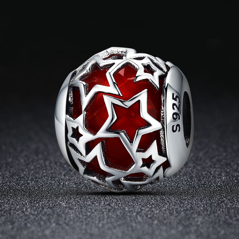 Casual Shiny Star Moon Sterling Silver Inlay Zircon Jewelry Accessories display picture 35
