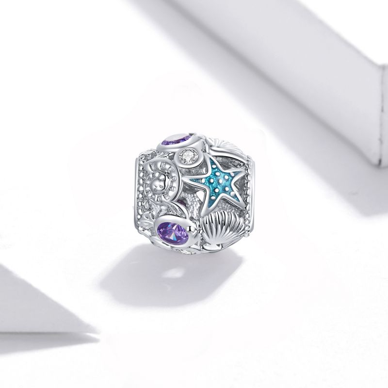 Casual Shiny Star Moon Sterling Silver Inlay Zircon Jewelry Accessories display picture 5