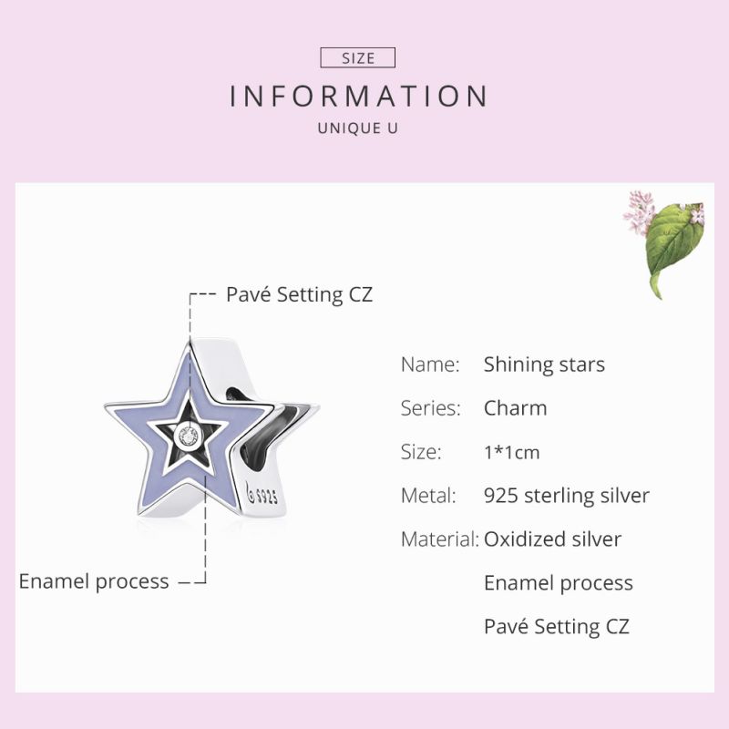 Décontractée Brillant Star Lune Argent Sterling Incruster Zircon Bijoux Accessoires display picture 37