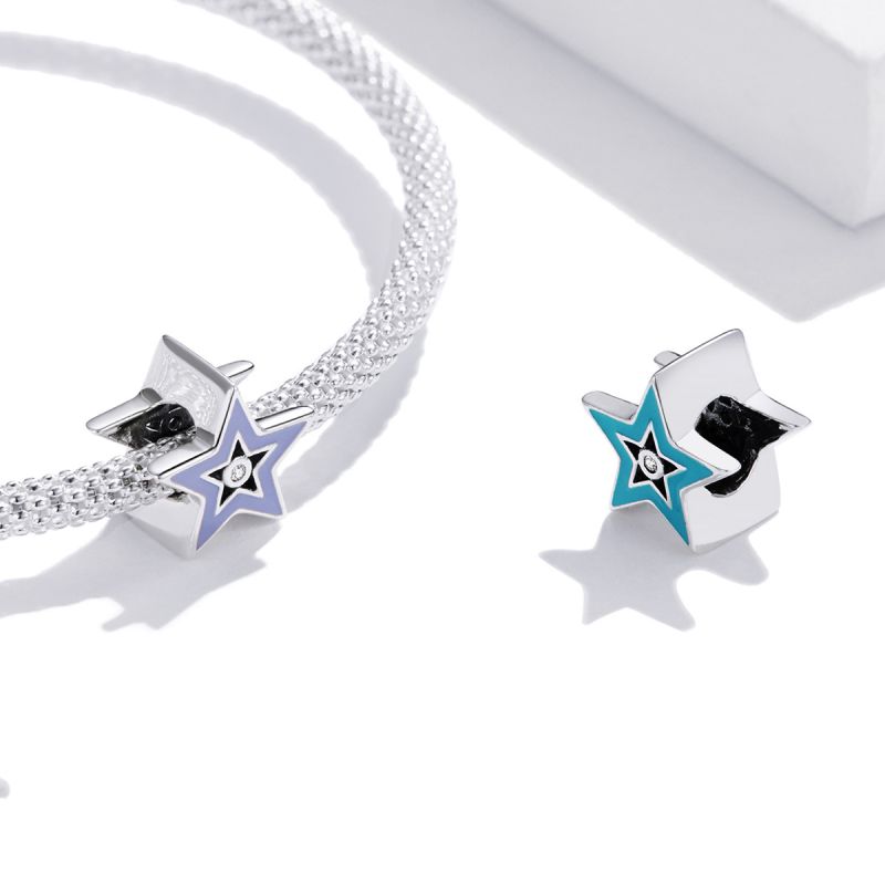 Casual Shiny Star Moon Sterling Silver Inlay Zircon Jewelry Accessories display picture 36
