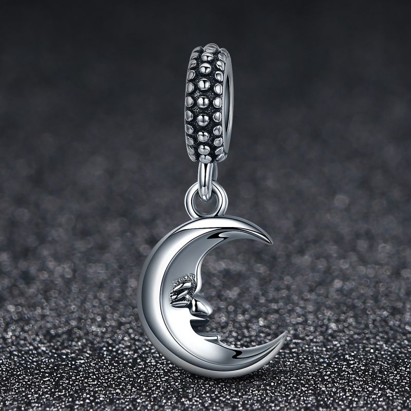 Casual Shiny Star Moon Sterling Silver Inlay Zircon Jewelry Accessories display picture 37