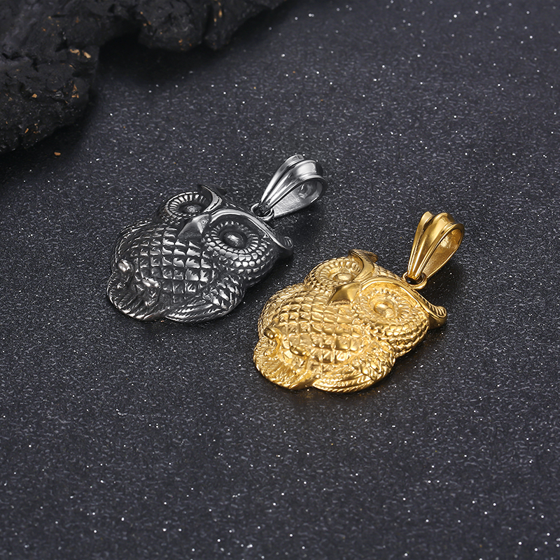 Casual Hip-hop Streetwear Animal Dragon Titanium Steel Plating 18k Gold Plated Men's Charms Necklace display picture 5