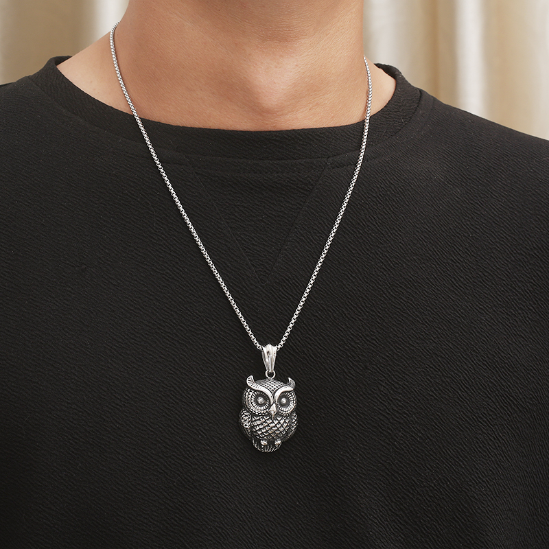 Casual Hip-hop Streetwear Animal Dragon Titanium Steel Plating 18k Gold Plated Men's Charms Necklace display picture 6
