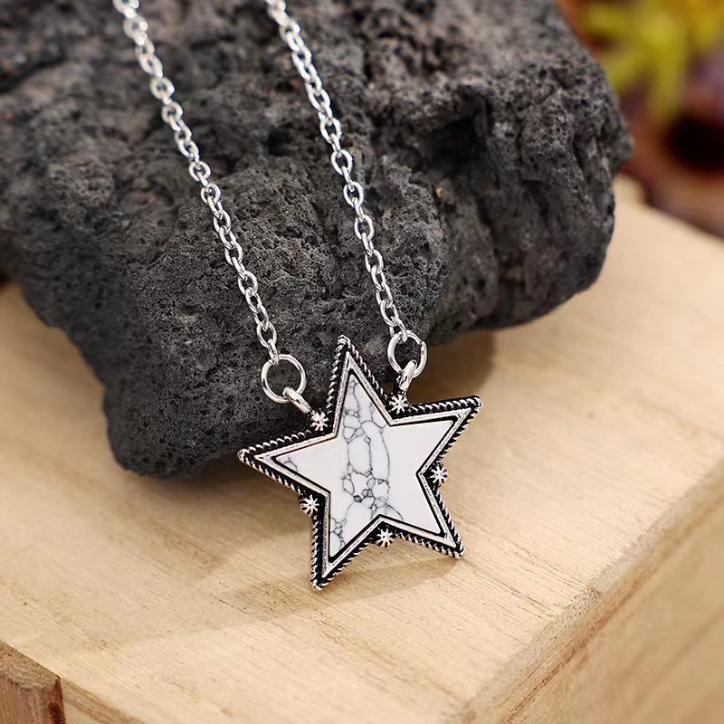 Style Vintage Style Simple Style Classique Pentacle Alliage Unisexe Pendentif display picture 6