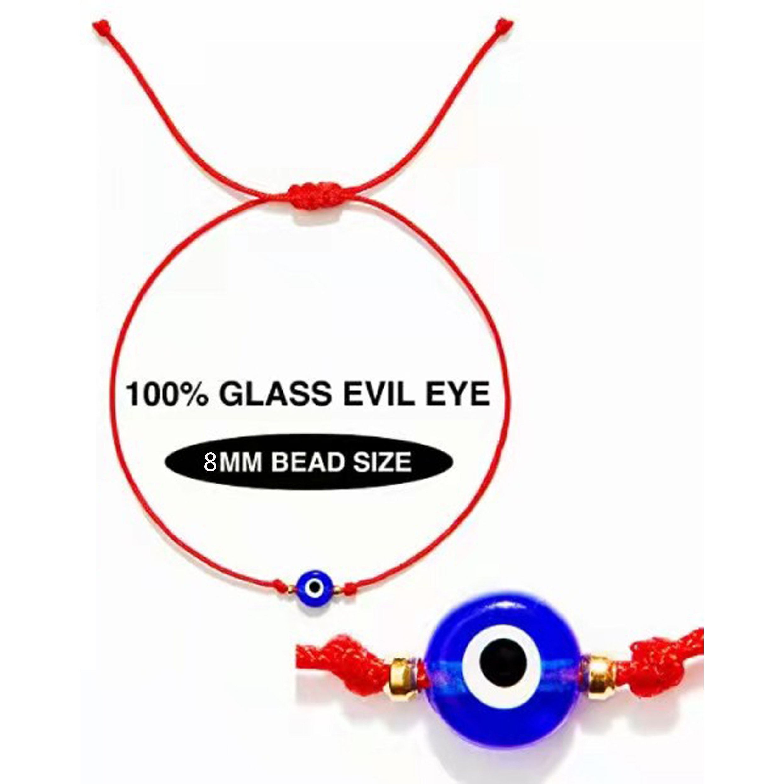 Retro Funny Punk Devil's Eye Polyester Glass Plating Braid Gold Plated Couple Bracelets display picture 3