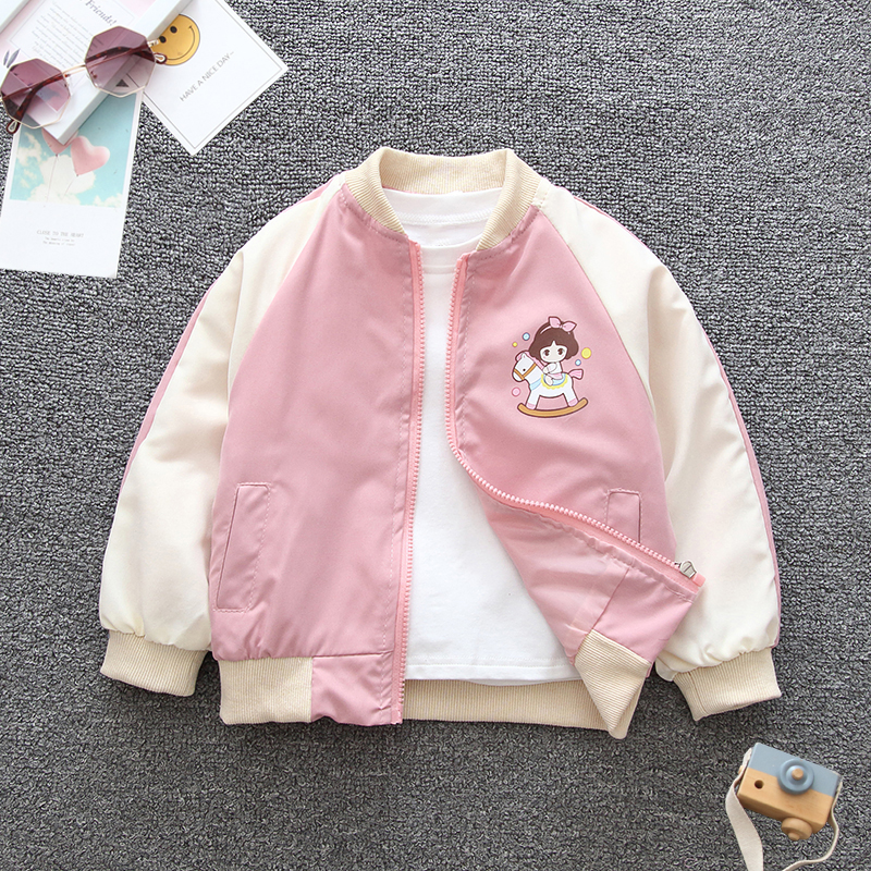 Casual Simple Style Horse Cotton Blend Girls Outerwear display picture 3