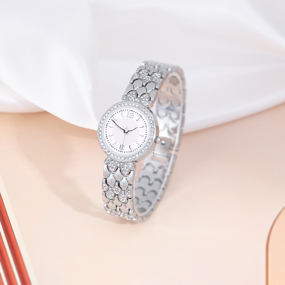 Casual Solid Color Buckle Quartz Women's Watches display picture 4