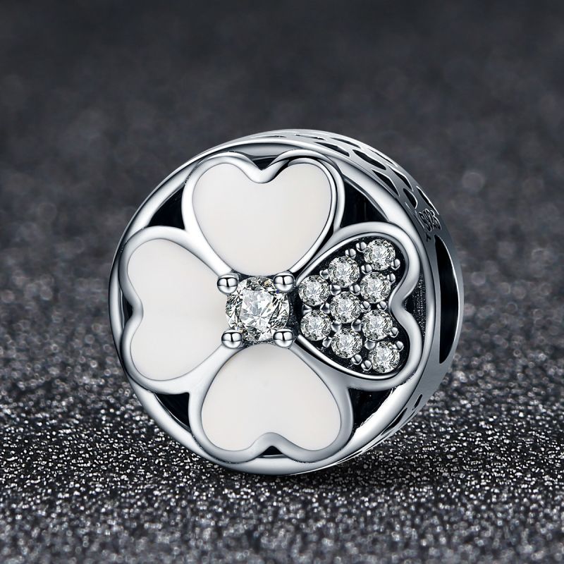 Simple Style Shiny Cactus Floral Sterling Silver Inlay Zircon Jewelry Accessories display picture 2