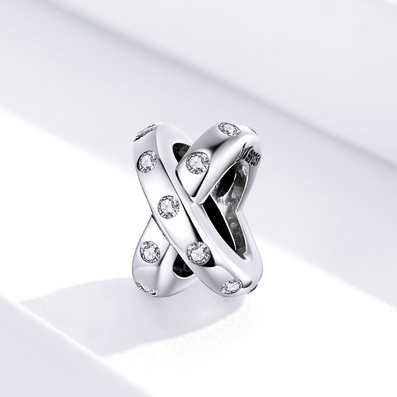 Simple Style Guitar Round Sterling Silver Inlay Zircon Jewelry Accessories display picture 48