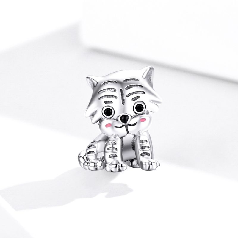 Casual Shiny Fox Unicorn Sterling Silver Inlay Zircon Jewelry Accessories display picture 5