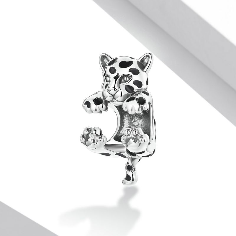 Casual Shiny Fox Unicorn Sterling Silver Inlay Zircon Jewelry Accessories display picture 22