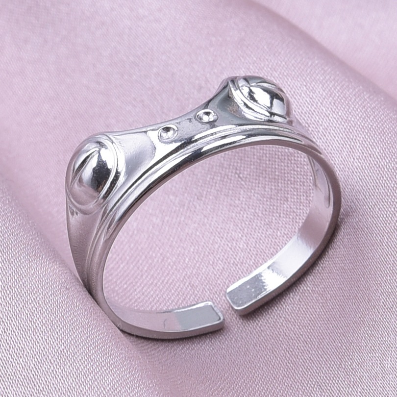 Wholesale Basic Geometric Stainless Steel Plating Open Rings display picture 10