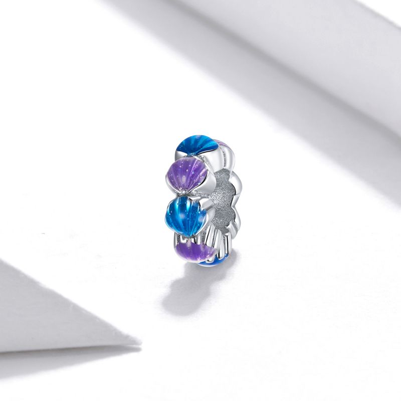 Casual Shiny Ocean Shell Sterling Silver Inlay Zircon Jewelry Accessories display picture 22