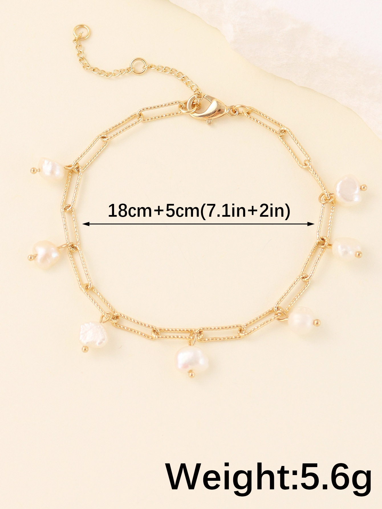 Lady Geometric Freshwater Pearl Necklace display picture 3