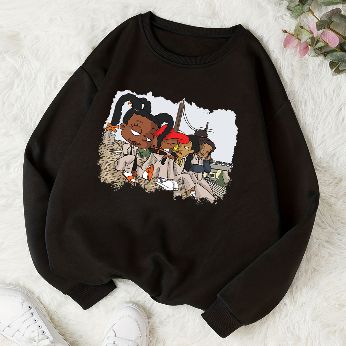 Women's Hoodie Long Sleeve Women's Hoodies Printing Casual Cartoon display picture 1