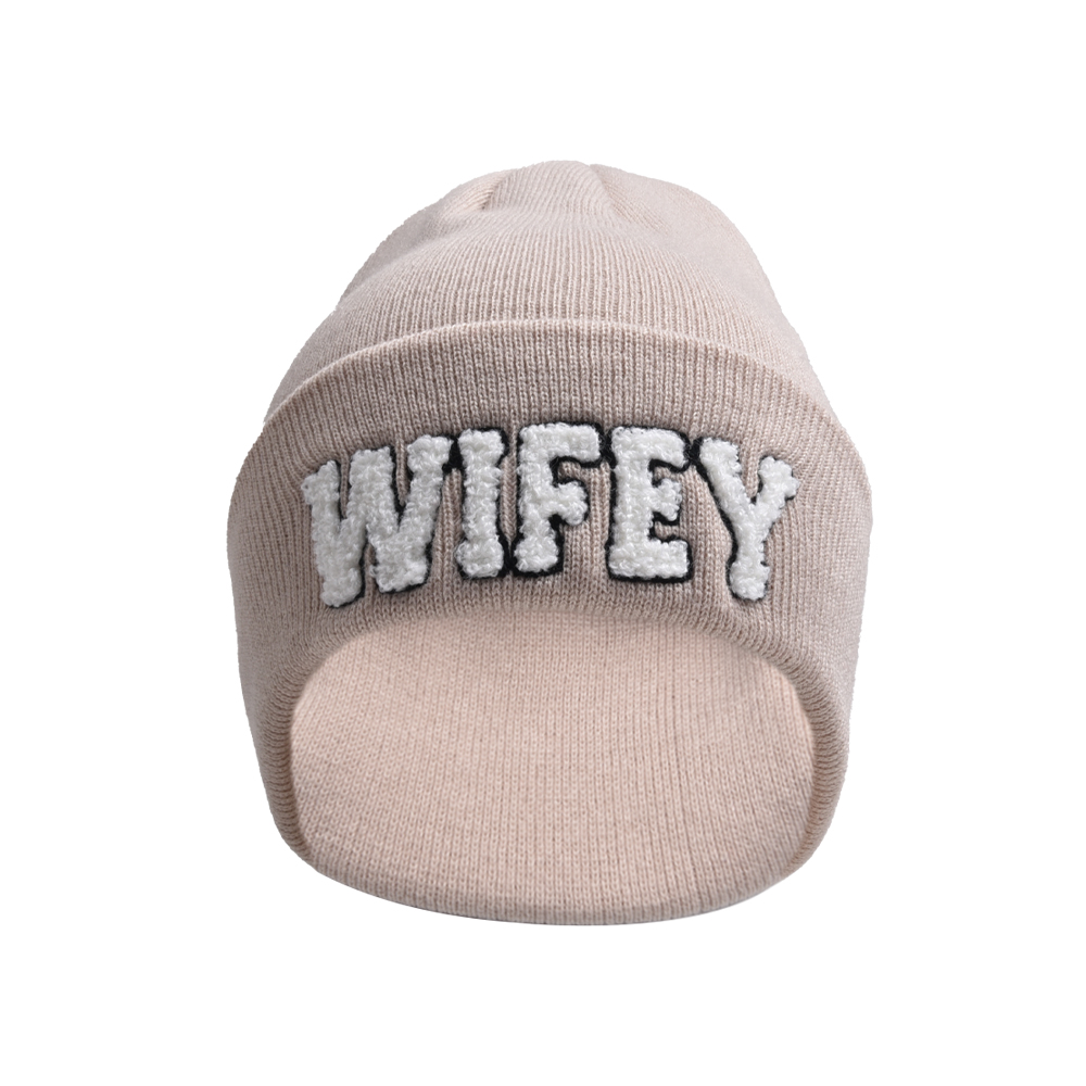 Women's Embroidery Sports Letter Embroidery Eaveless Wool Cap display picture 9
