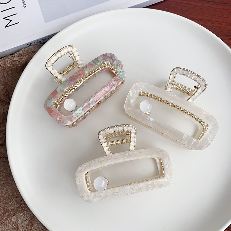 Casual Princess Shiny Geometric Alloy Hair Claws display picture 12