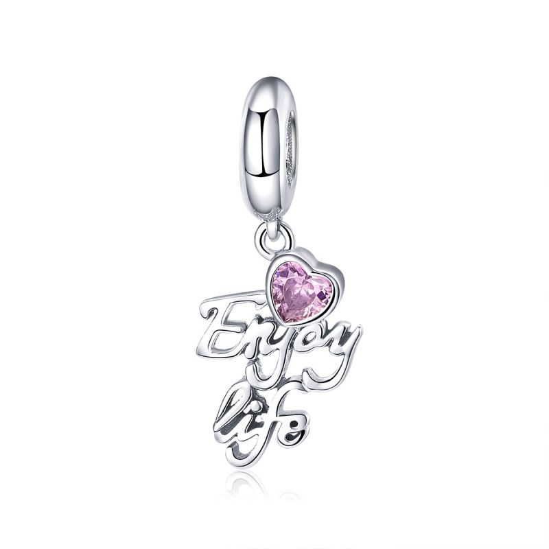 Casual Shiny Heart Shape Sterling Silver Inlay Zircon Jewelry Accessories display picture 4