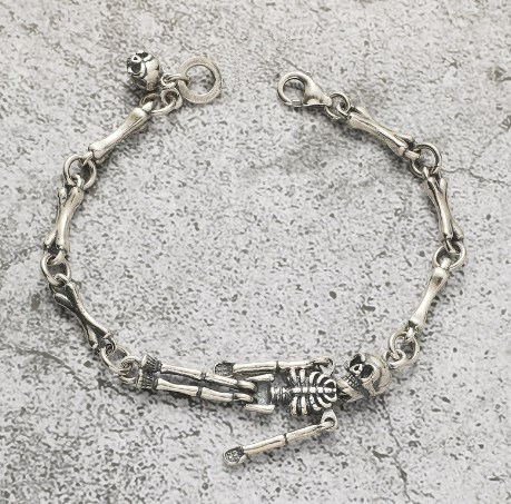 Cool Style Skull Alloy Plating Unisex Bracelets display picture 3