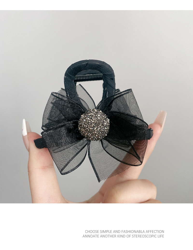 Cute Sweet Bow Knot Arylic Hair Claws display picture 2