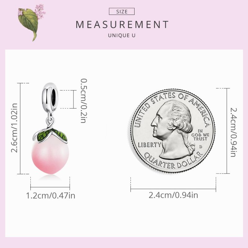 Casual Sunflower Dinosaur Peach Sterling Silver Inlay Glass Zircon Jewelry Accessories display picture 36