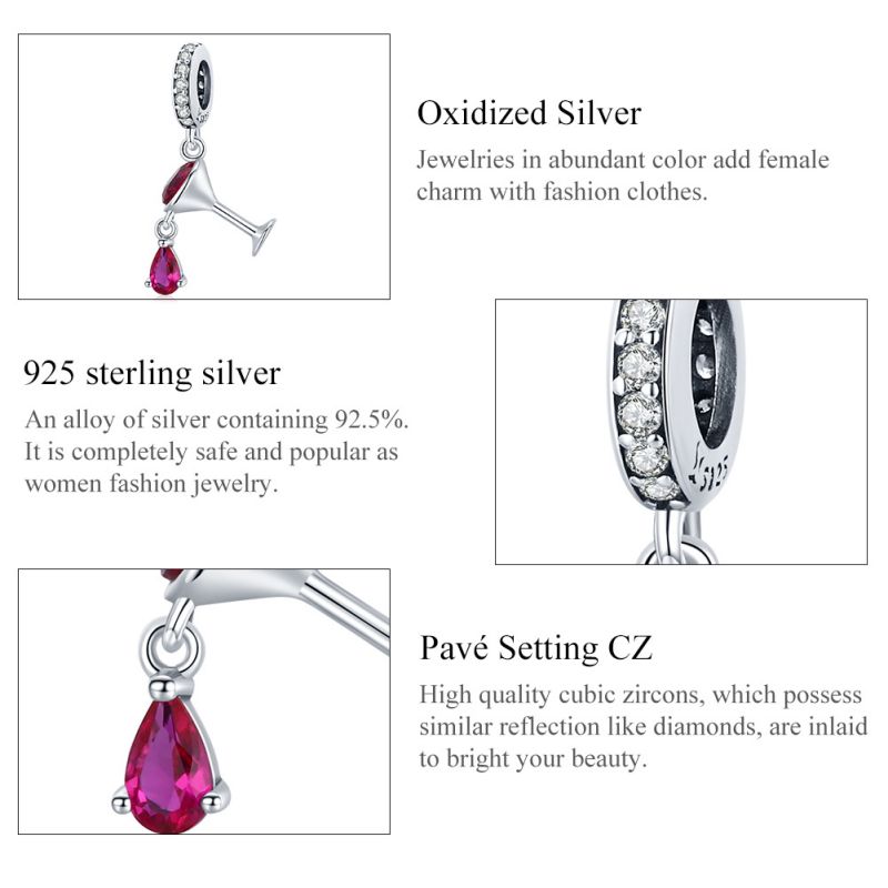 Casual Shiny Colorful Sterling Silver Inlay Zircon Jewelry Accessories display picture 15