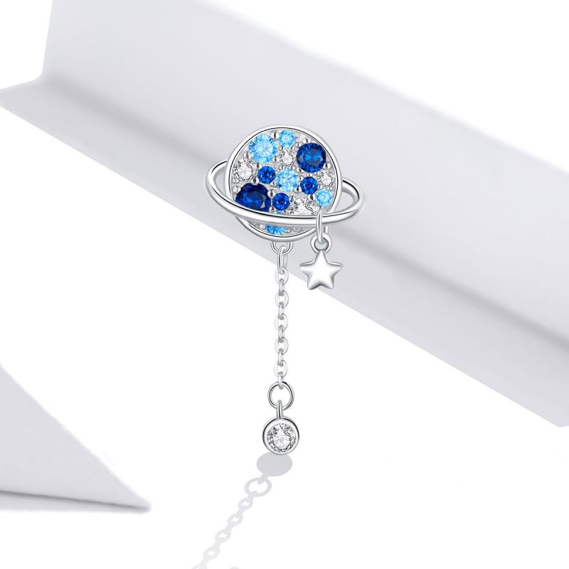 Casual Shiny Round Sterling Silver Inlay Zircon Jewelry Accessories display picture 11