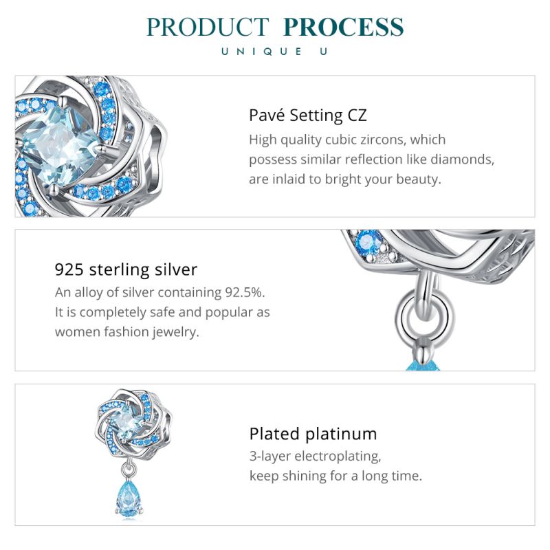 Casual Shiny Round Sterling Silver Inlay Zircon Jewelry Accessories display picture 21