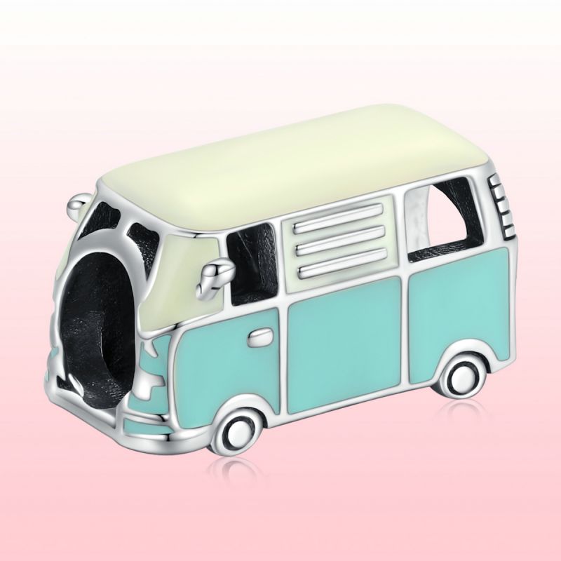 Casual Cute Bus Sterling Silver Jewelry Accessories display picture 1