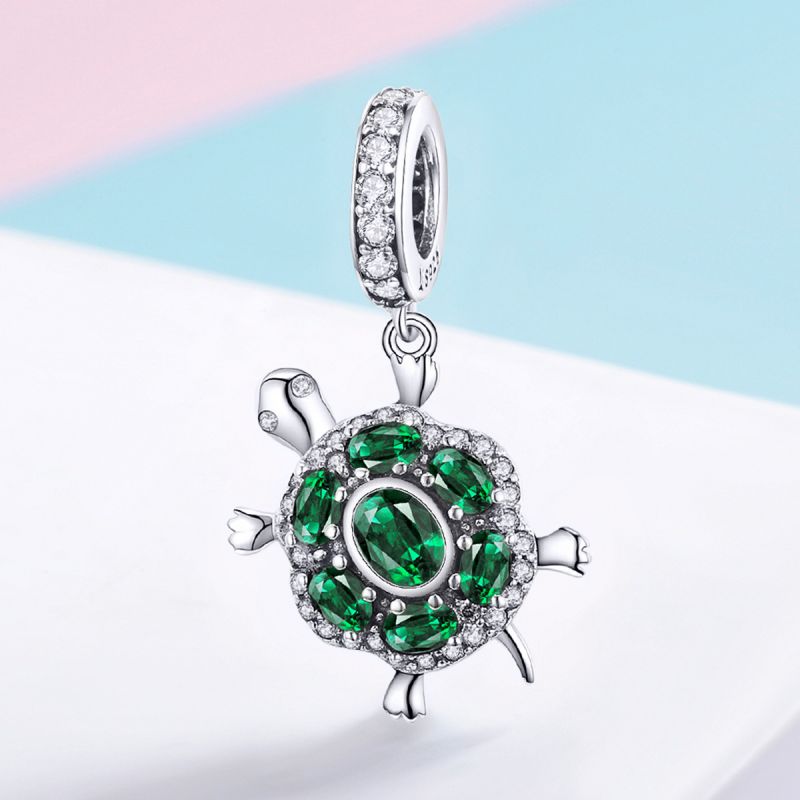Casual Shiny Animal Sterling Silver Inlay Zircon Jewelry Accessories display picture 6