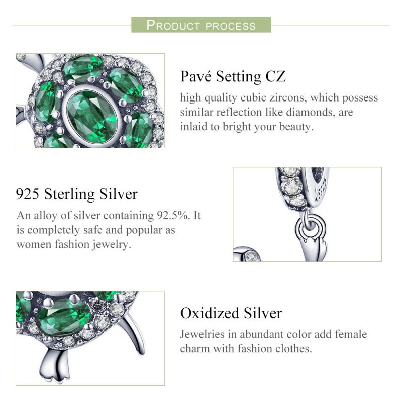 Casual Shiny Animal Sterling Silver Inlay Zircon Jewelry Accessories display picture 8