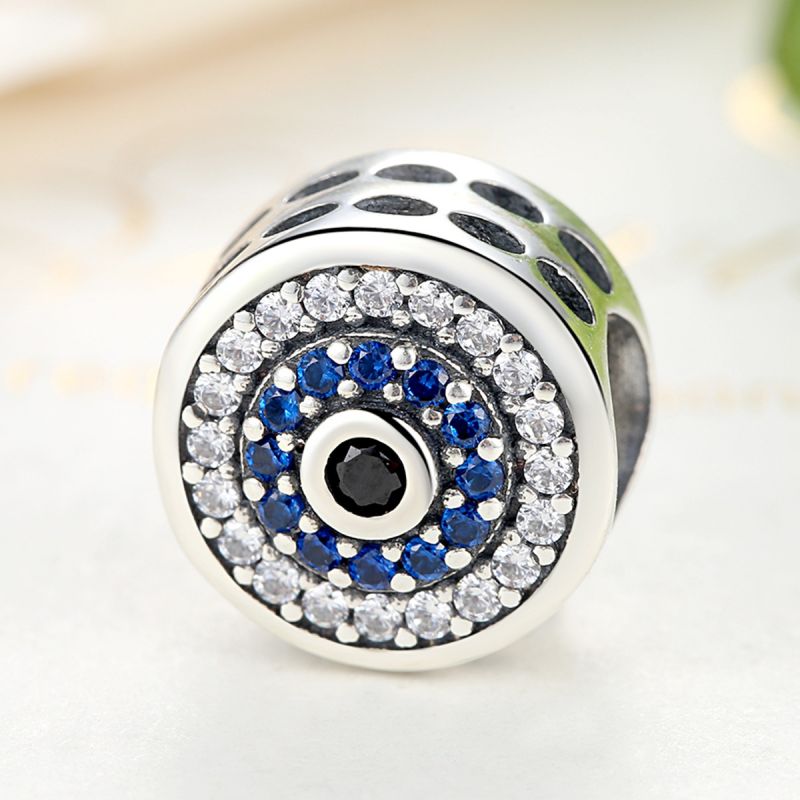 Casual Shiny Round Sterling Silver Inlay Zircon Jewelry Accessories display picture 2