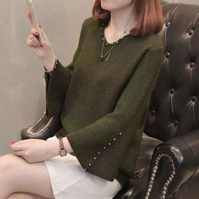 Women's Knitwear Long Sleeve Sweaters & Cardigans Casual Solid Color display picture 4