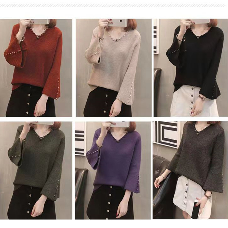 Women's Knitwear Long Sleeve Sweaters & Cardigans Casual Solid Color display picture 18