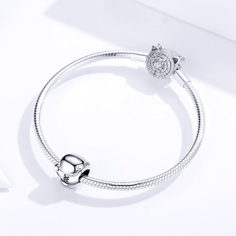 Casual Round Heart Shape Sterling Silver Inlay Zircon Jewelry Accessories display picture 3