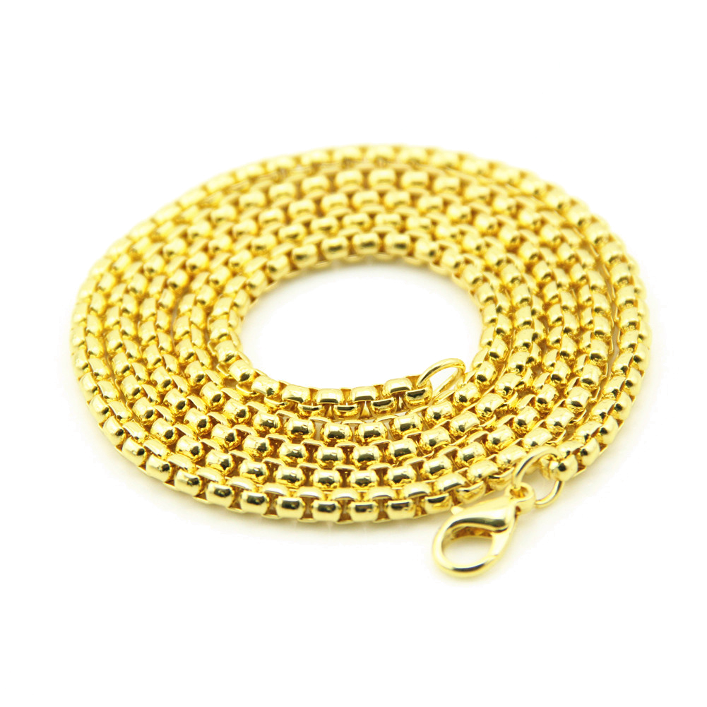 Simple Style Solid Color Alloy Men's Necklace display picture 5
