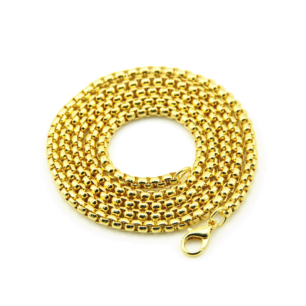 Simple Style Solid Color Alloy Men's Necklace display picture 4