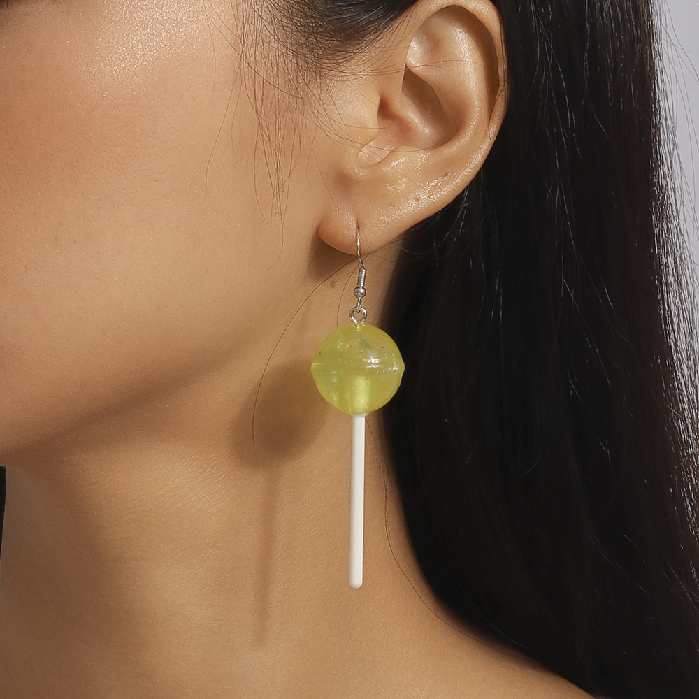 1 Pair Cute Candy Plastic Zinc Alloy Drop Earrings display picture 14