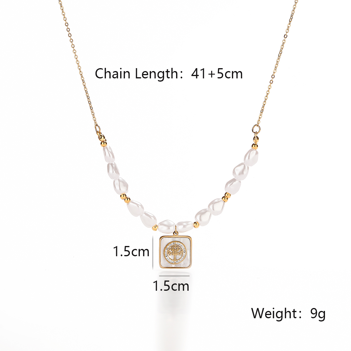 Simple Style Commute Eye Titanium Steel Plating Inlay Shell Zircon 18k Gold Plated Pendant Necklace display picture 2