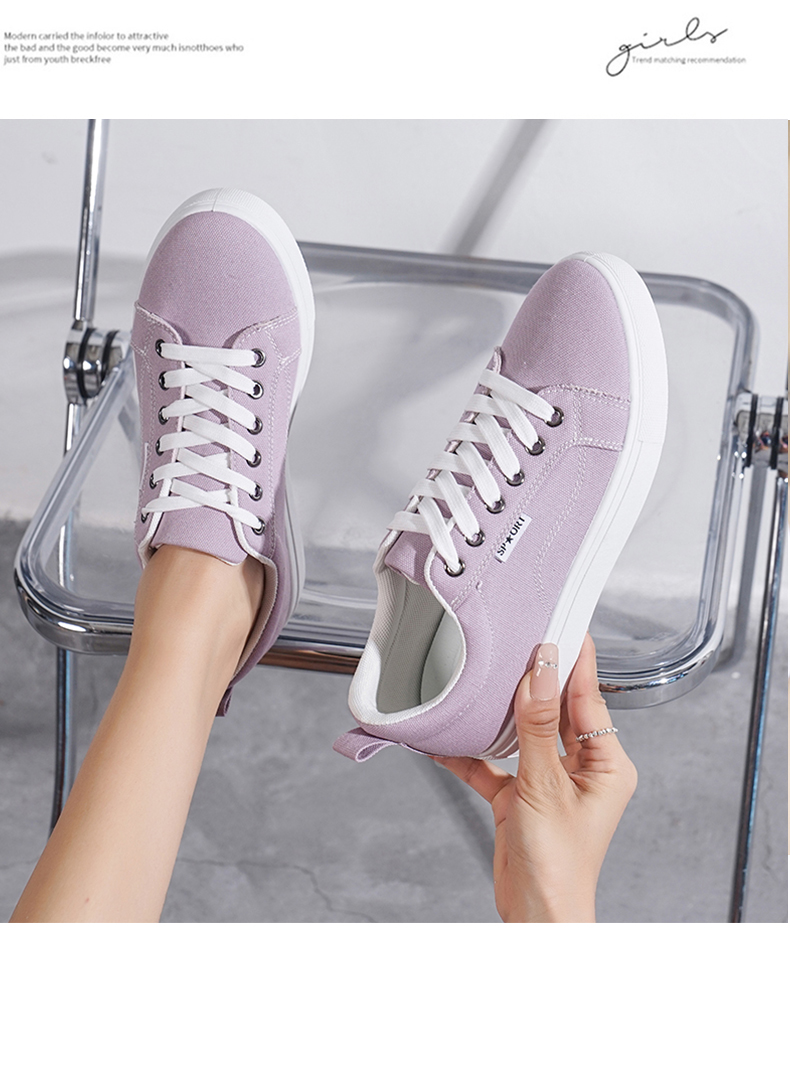 Unisex Commute Solid Color Round Toe Casual Shoes Canvas Shoes display picture 8