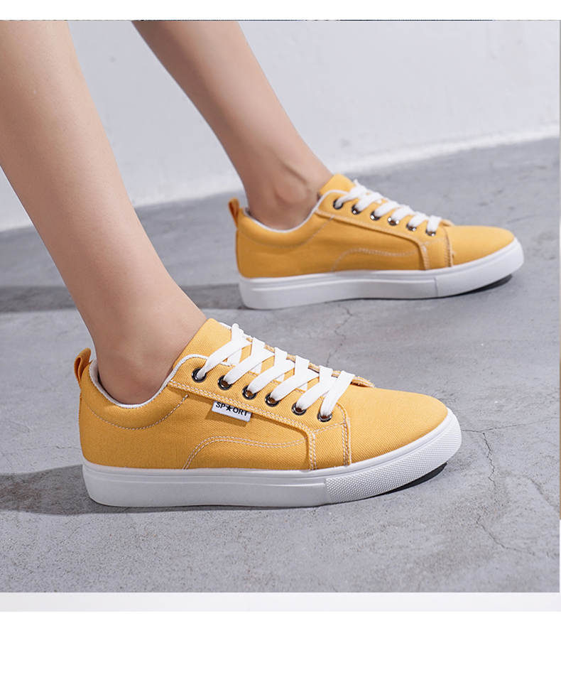 Unisex Commute Solid Color Round Toe Casual Shoes Canvas Shoes display picture 6