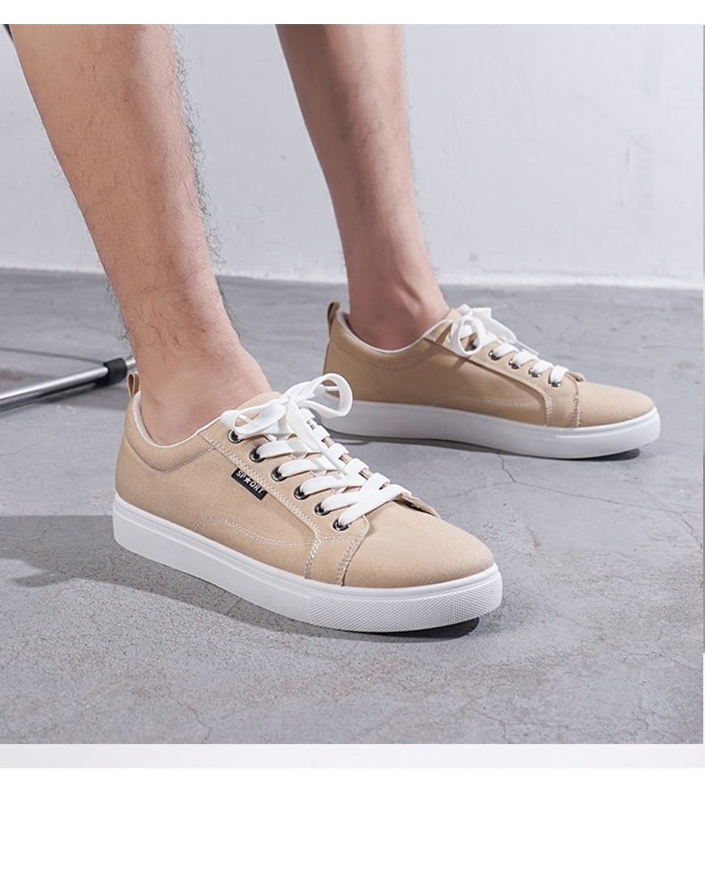 Unisex Commute Solid Color Round Toe Casual Shoes Canvas Shoes display picture 16
